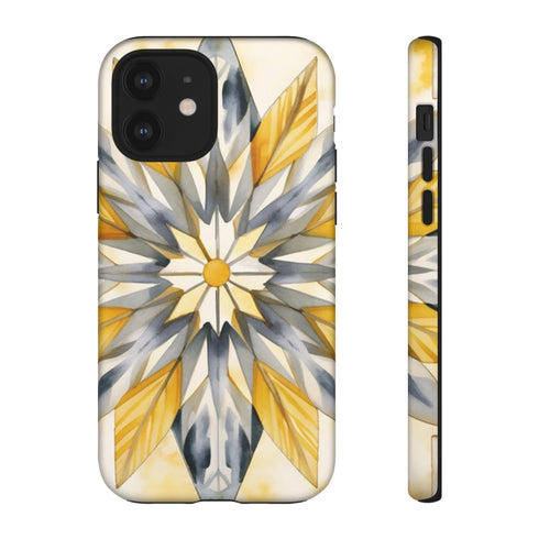 Sunshine Bloom Mosaic - Impact Resistant Phone Case iPhone 12 Matte